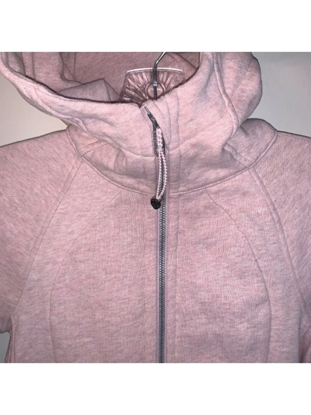 Lululemon Scuba Hoodie Light Cotton Fleece Heathered Space Dyed Vintage Mauve 2